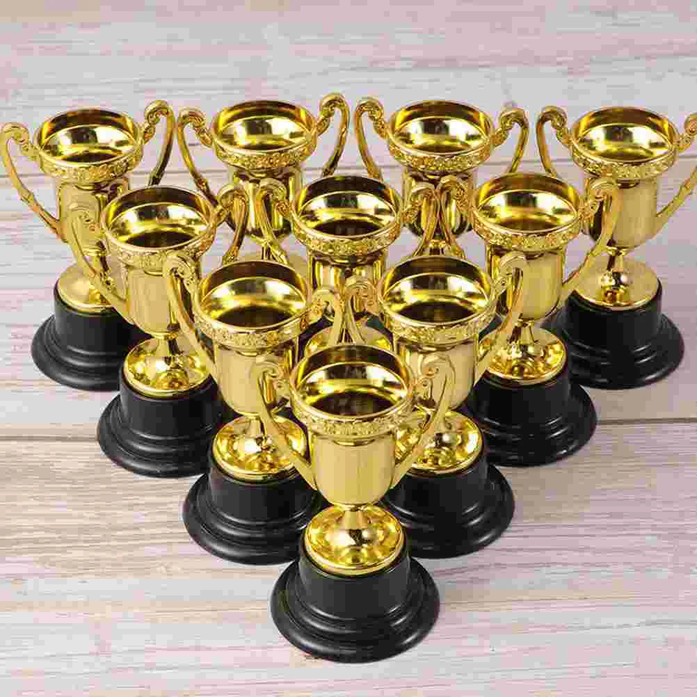 10 Pcs Toy Children's Trophy Competition Reward Prize Sports Small Contest Model Kids Awards