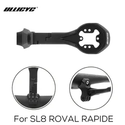 For SL8 ROVAL rapid Integrated Handlebar Computer Mount Compatible with Gopro/GPS/Garmin/Bryton/Wahoo Aluminum Alloy