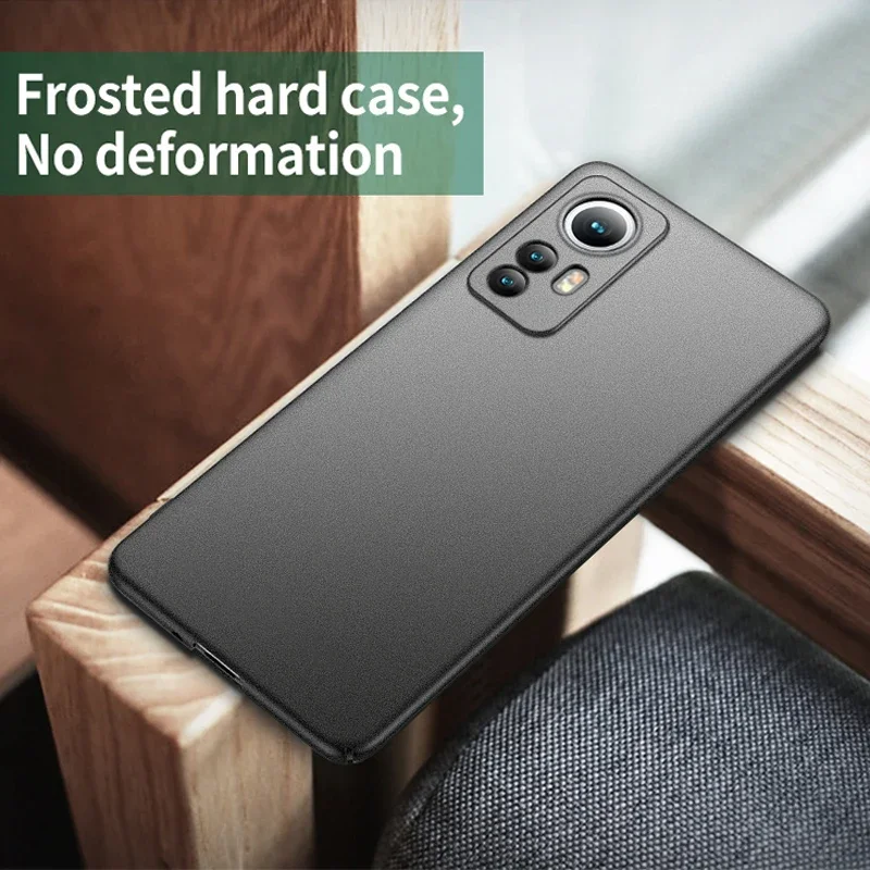 Case Xiaomi Mi 12X Shockproof Back Covers Hard Plastic Ultra Slim Matte Cover For XIAOMI Mi12 Mi 12 Lite 12T Pro 5G Cases