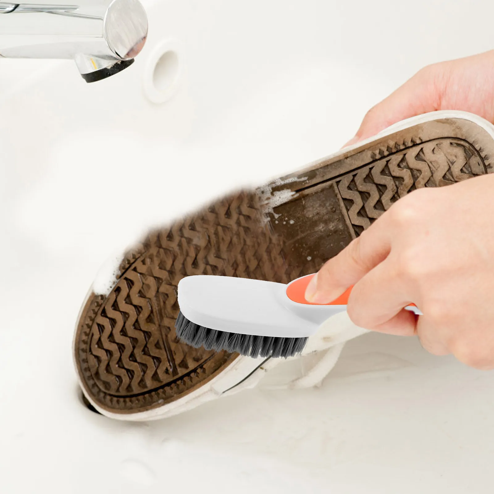 

1Set Soft Cleaning Brush Multipurpose Scrub for Clothes Shoes Portable Laundry Shoe Cleaner Bristles Not Easy to Fall Off