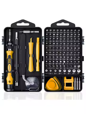 Screwdriver Set  Magnetic Torx Phillips Screw Bit Kit WOZOBUY With Electrical Driver Remover Wrench Repair Phone PC Tools