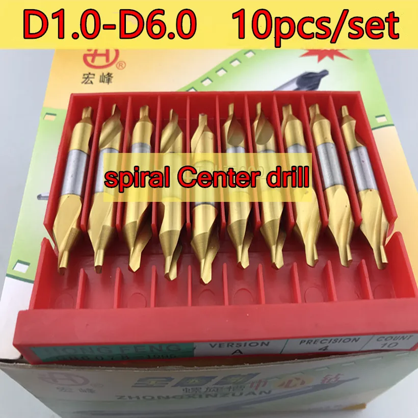 D1.0 HSS Titanyum Spiral Merkez Deliği: Yüksek Hassasiyetli İşleme İçin Optimal Çözüm