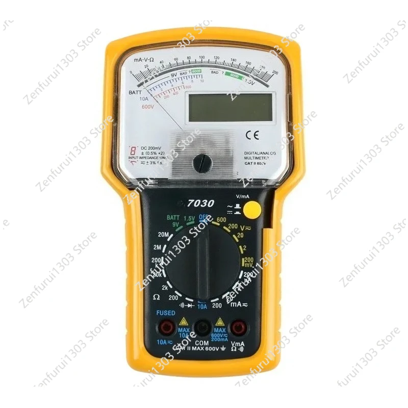 New Products Handheld high-precision Pointer Multimeter Digital Multimeter 2 in 1 Dual Display Multimeter Tester KT7030