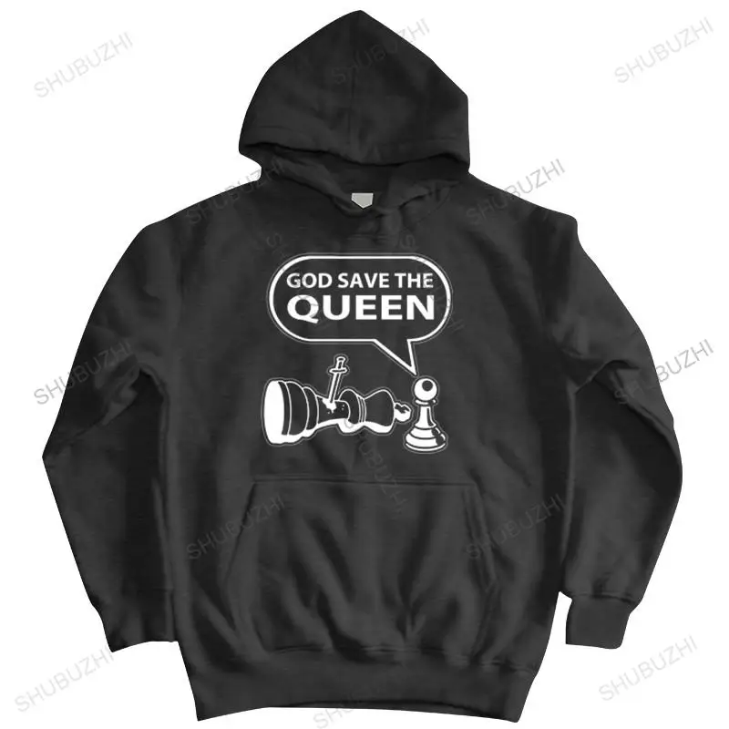 

new arrived coat men brand hoodie God Save The Queen - Chess Chess Piece Chess Board pullover autumn winter hoody sweatshirt