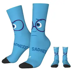 Inside Out Emotions Mood Sadness Socks Men's Women Polyester Cartoon Anime Socks Novelty Spring Summer Autumn Winter Socks Gift