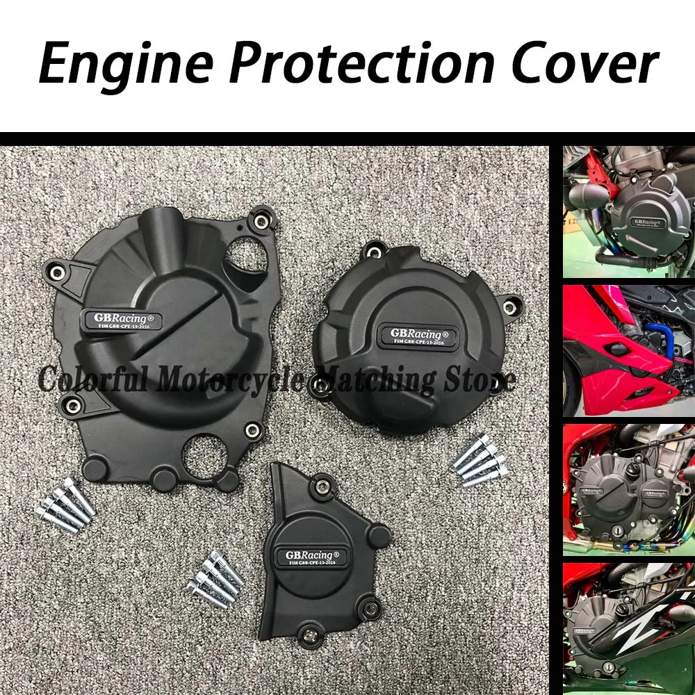 

For KAWASAKI ZX25R ZX-25R 2020 - 2025 ZX4RR ZX-4RR 2024 - 2025 Motorcycle Engine Protector Cover Modified Accessories