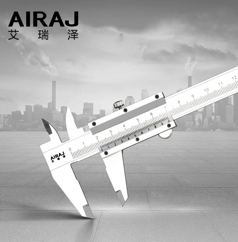 AIRAJMeasuring Tool Stainless Steel Caliper 150mm Messschieber Paquimetro Measuring Instrument Vernier Calipers Gauge Micrometer