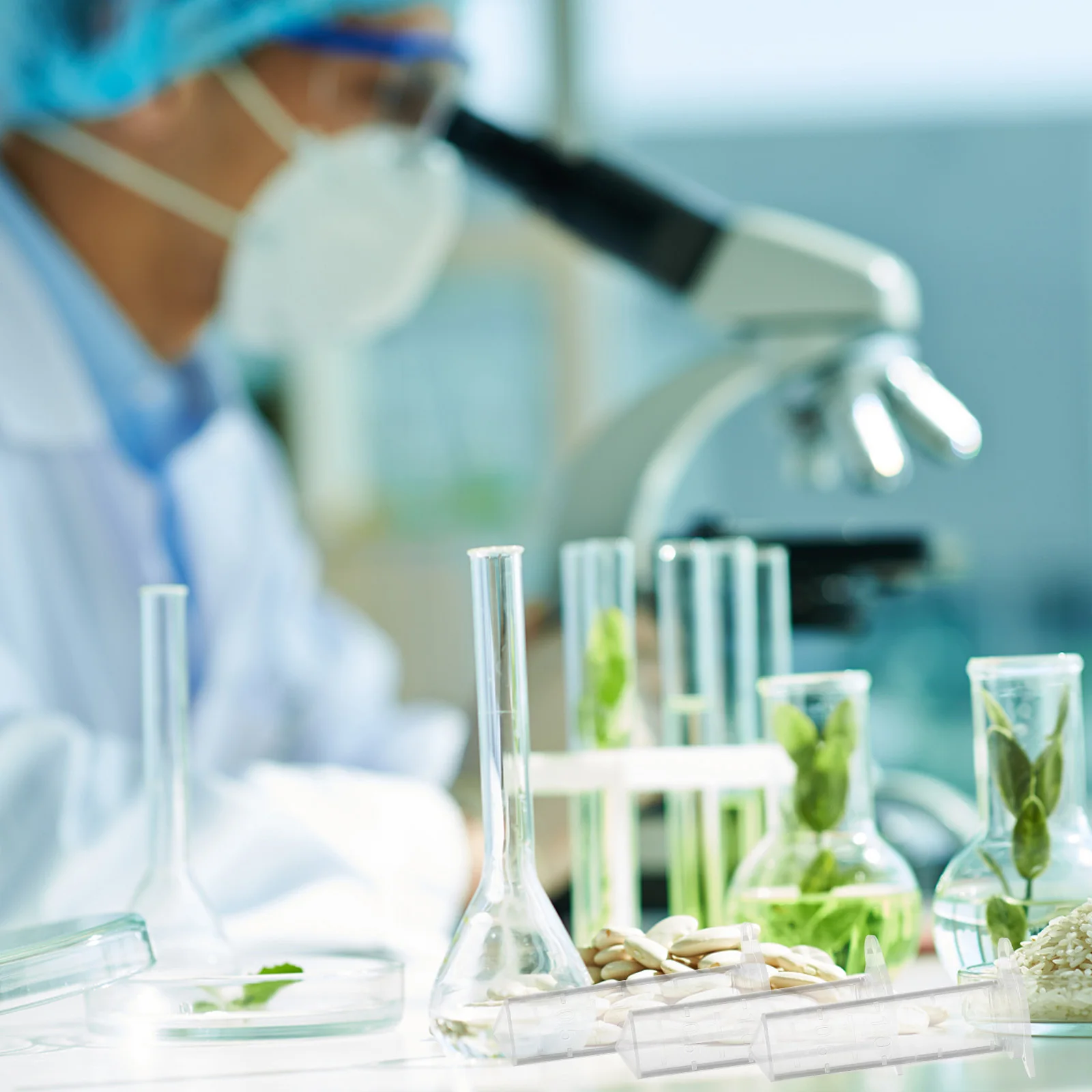 

500Pcs Test Tubes Plastic Cap Safe Sealed Sample Containers Molecular Biology Clinical Chemistry Laboratory Supplies