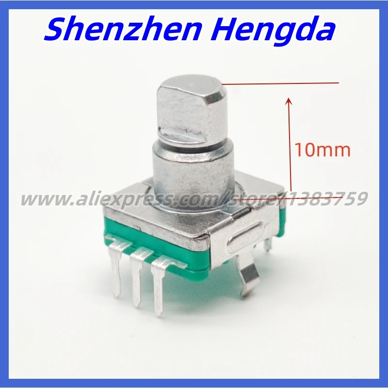 2 Piece High Quality EC11 Encoder Switch 30 Positioning 15 Pulse D Axis Length 10MM Car Volume Code Potentiometer