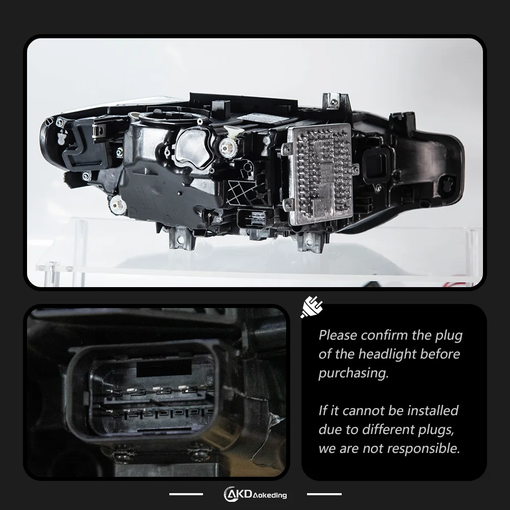 

AKD Car Model for BMW F30 LED Headlight 2012-2019 F31 Head Lamp DRL LED Signal Projector Lens Automotive Upgrade