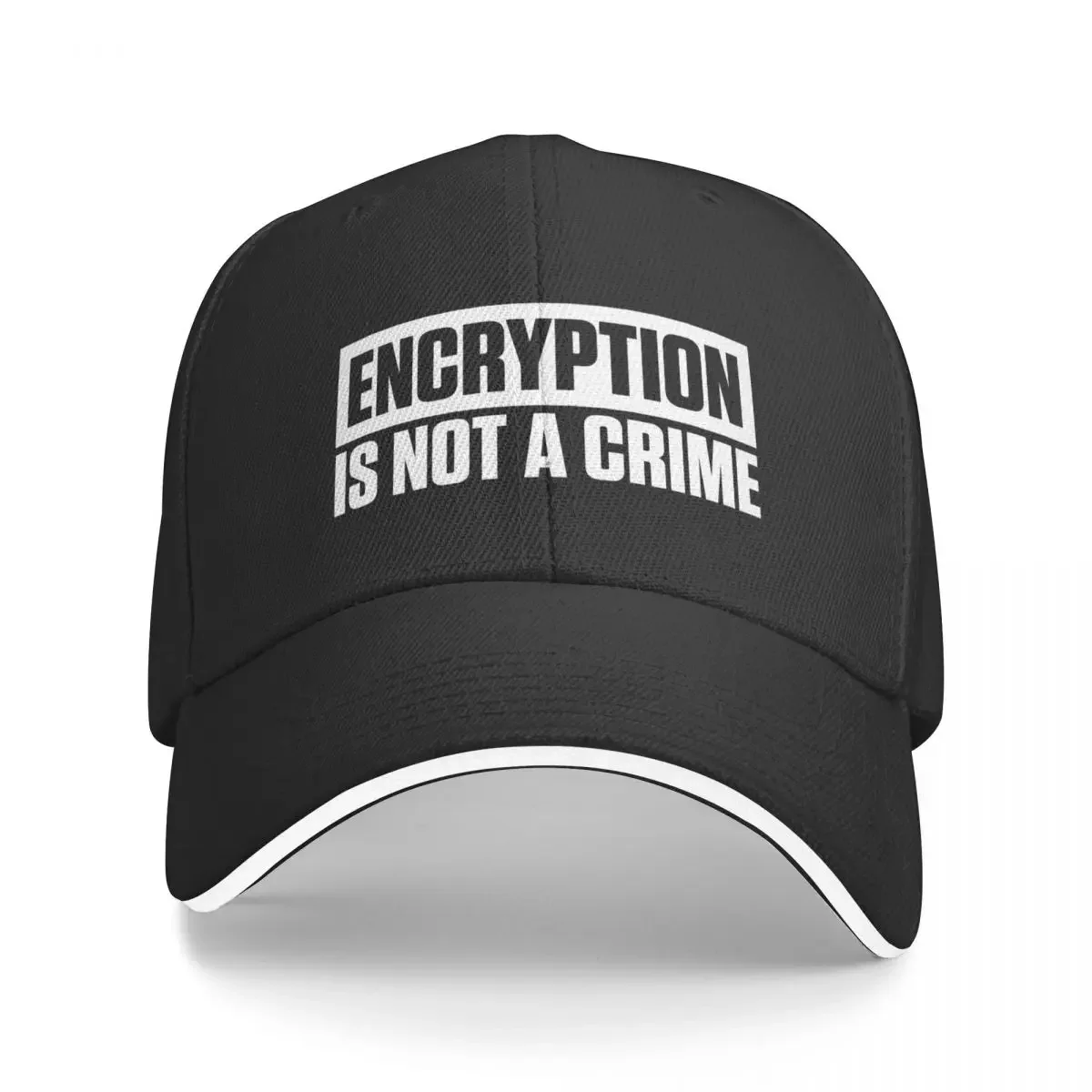 ENCRYPTION IS NOT A CRIME Baseball Cap Sunhat Kids Hat New In The Hat Baseball For Men Women's