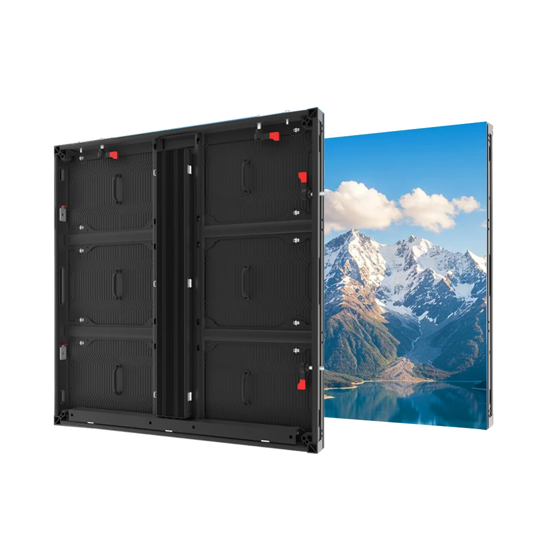 P10 Outdoor LED Screen Aluminum Cabinet with Lightweight Structure, Energy Efficient Design, IP65 Protection