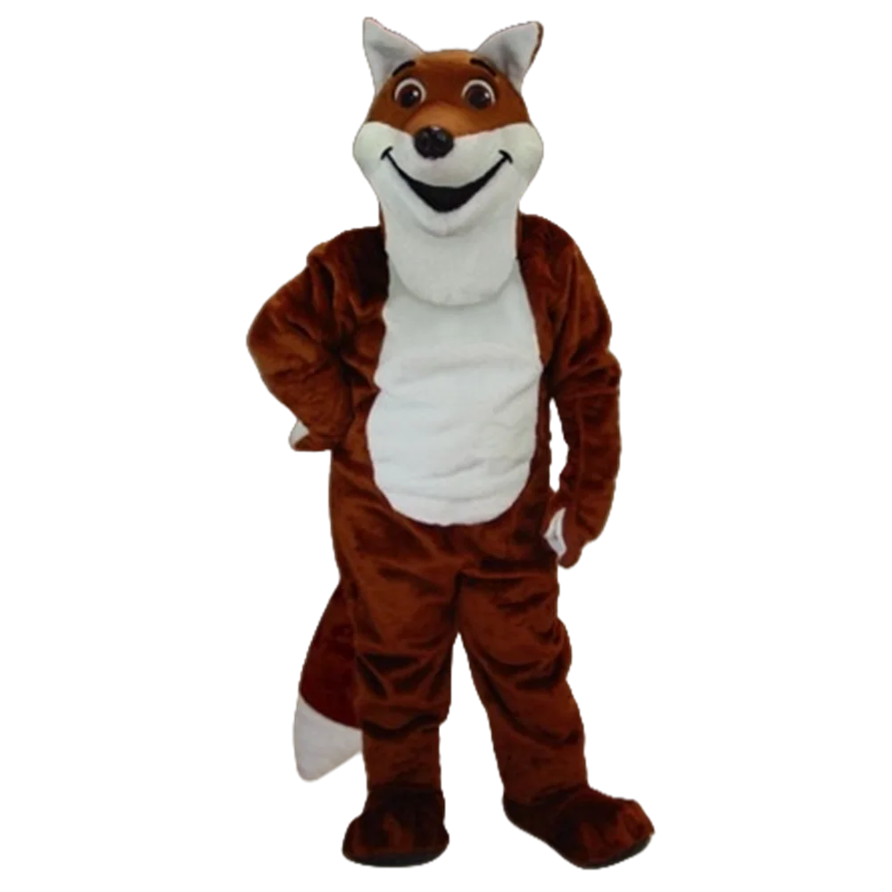 De Happy Fox mascottekostuum volwassen grootte stripfiguur carnaval mascotte mascotte outfit pak kit fancy dress gratis schip SW904