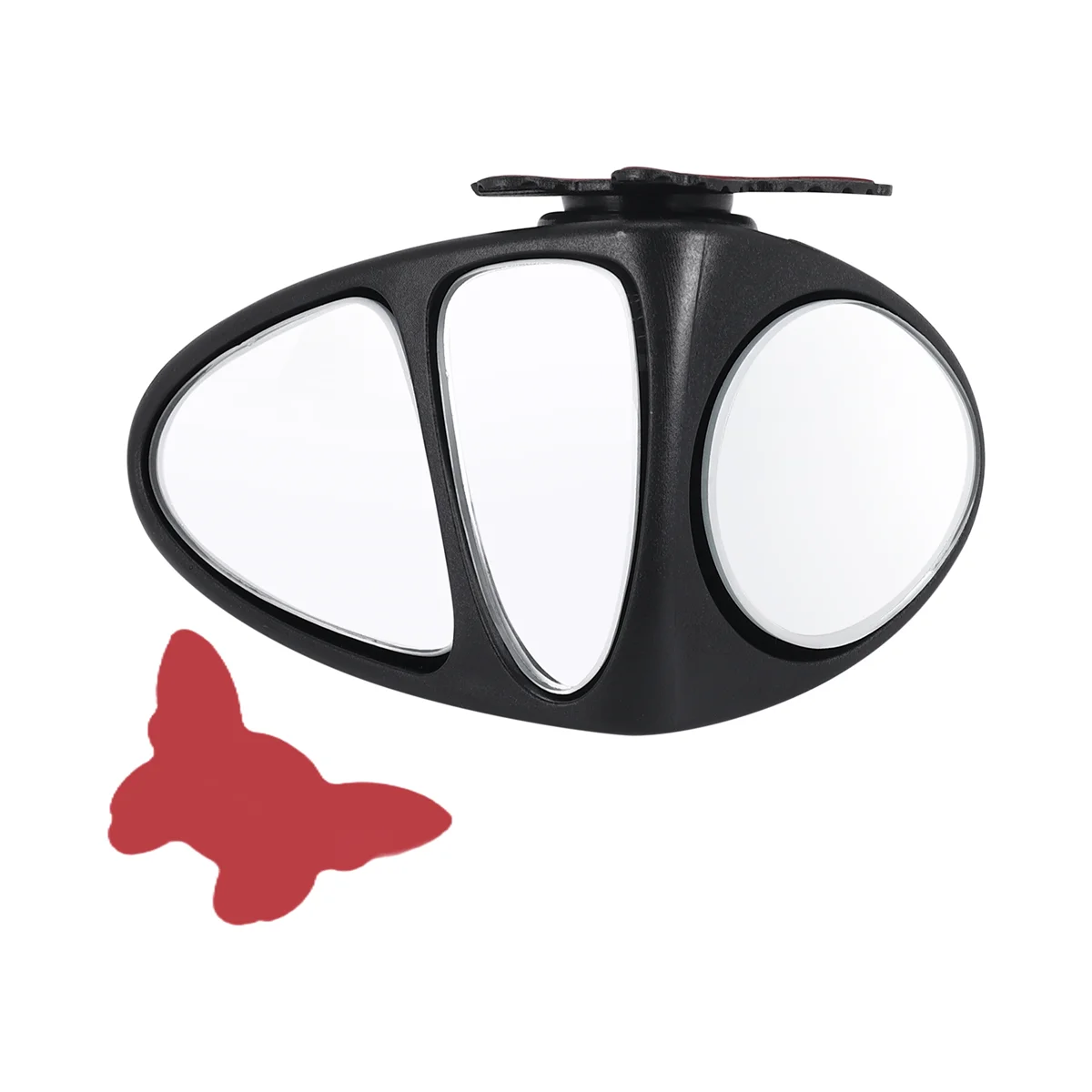 

LGW-u3 in 1 360 Degree Rotation Three Sided Blind Spot Mirror Reversing Parking Auxiliary Blind Spot Convex Mirror