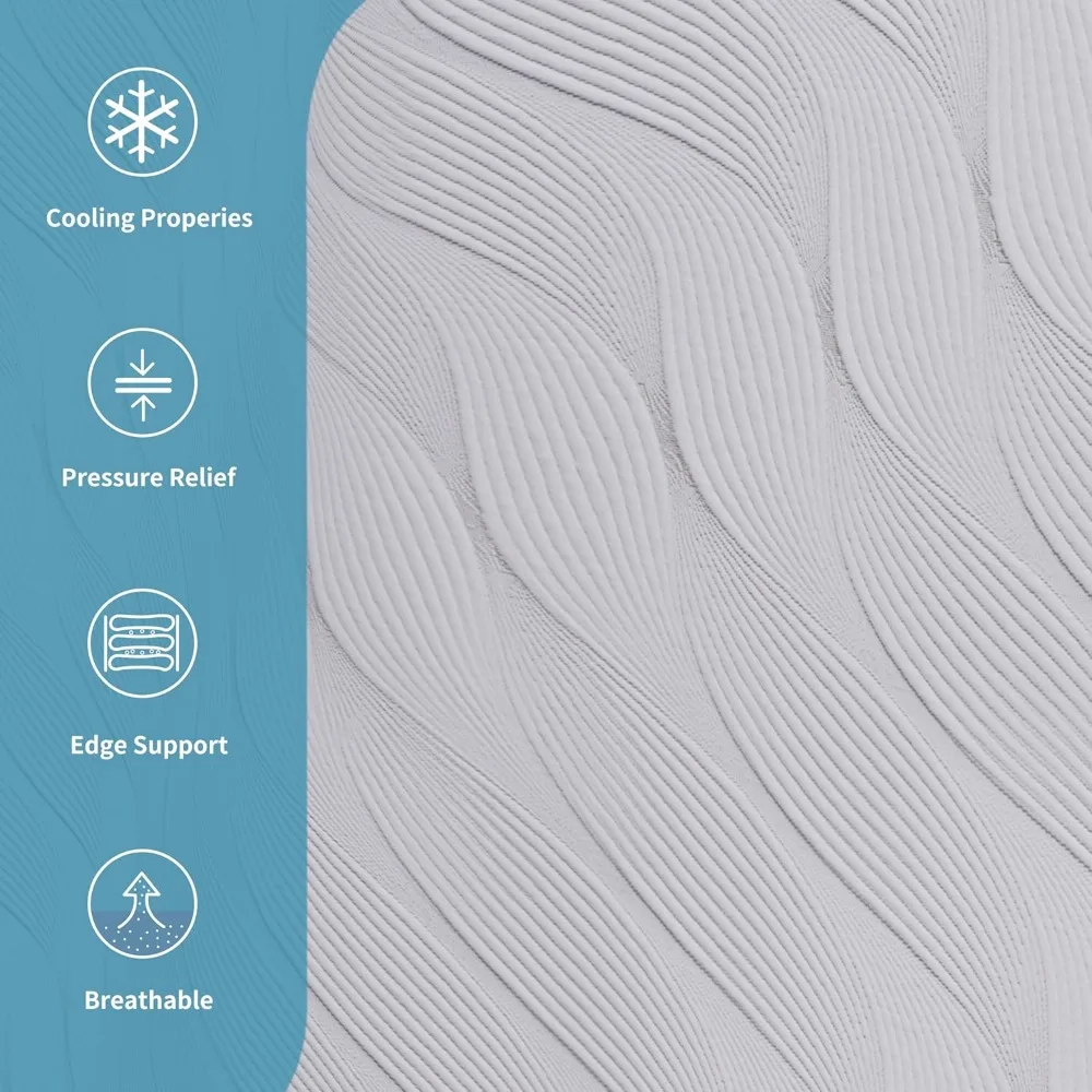 Colchão RV - Colchão RV de espuma viscoelástica de 10", absorção de choque e alívio de pressão, para RVs, campistas e reboques