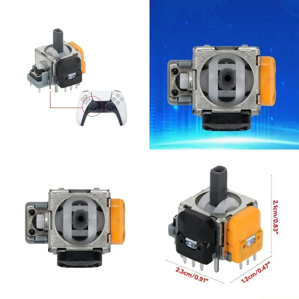 

F62C 3D Joystick Rocker Analog ThumbsSticks Repair for Playstaion4 Controller