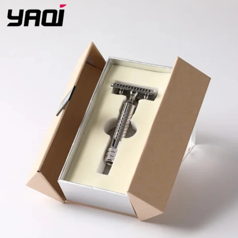 2026 THOT Double Edge Stainless Steel Safety Razor for Men - Comfortable Shaving Razor with Interchangeable Blades Gift Ready
