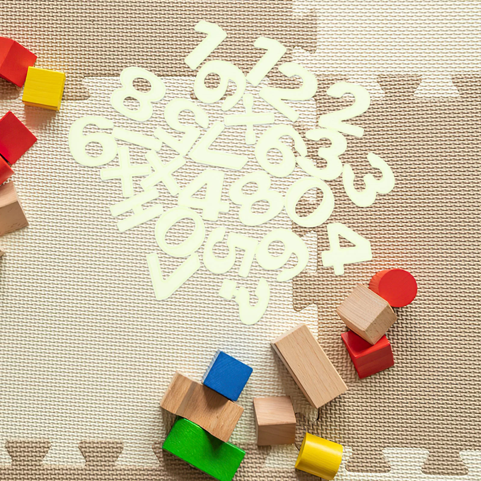 

26Pcs Glow in The Dark Number Decals Kids Room Nursery Classroom Luminous Educational Glow Stickers