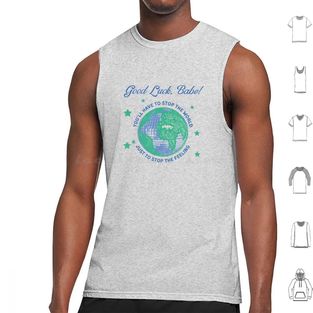 Good Luck , Babe! Tank Tops Print Cotton Chappell Roan Chappell Roan Band Chappell Roan Music Chappell Roan Tour Hot To Go