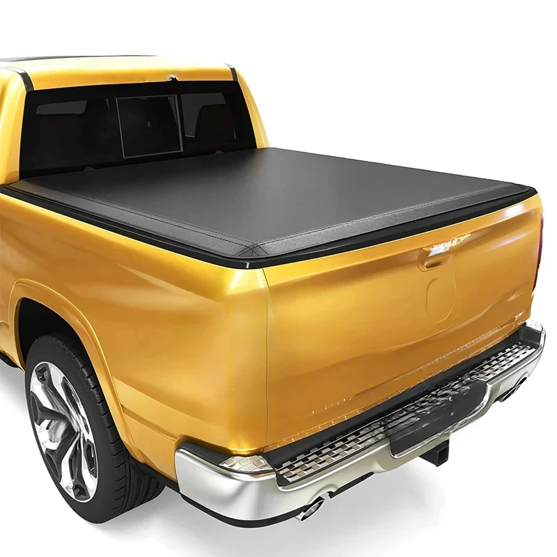 

High Quality Waterproof Hard Tri-Fold Tonneau Cover Pickup Truck Bed Cover Fits F150