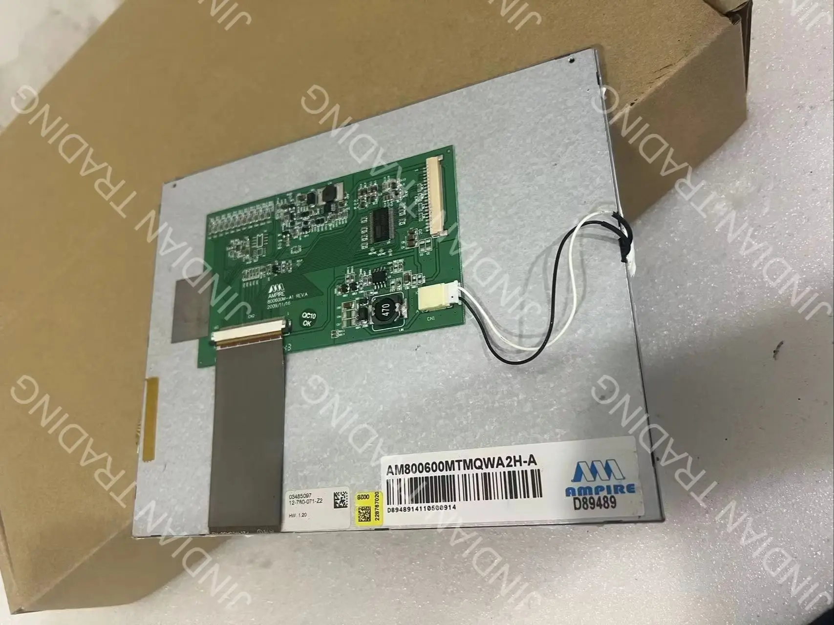 شاشة LCD أصلية سليمة مقاس 8 بوصات تم اختبارها AM800600MTMQWA2H-A #1