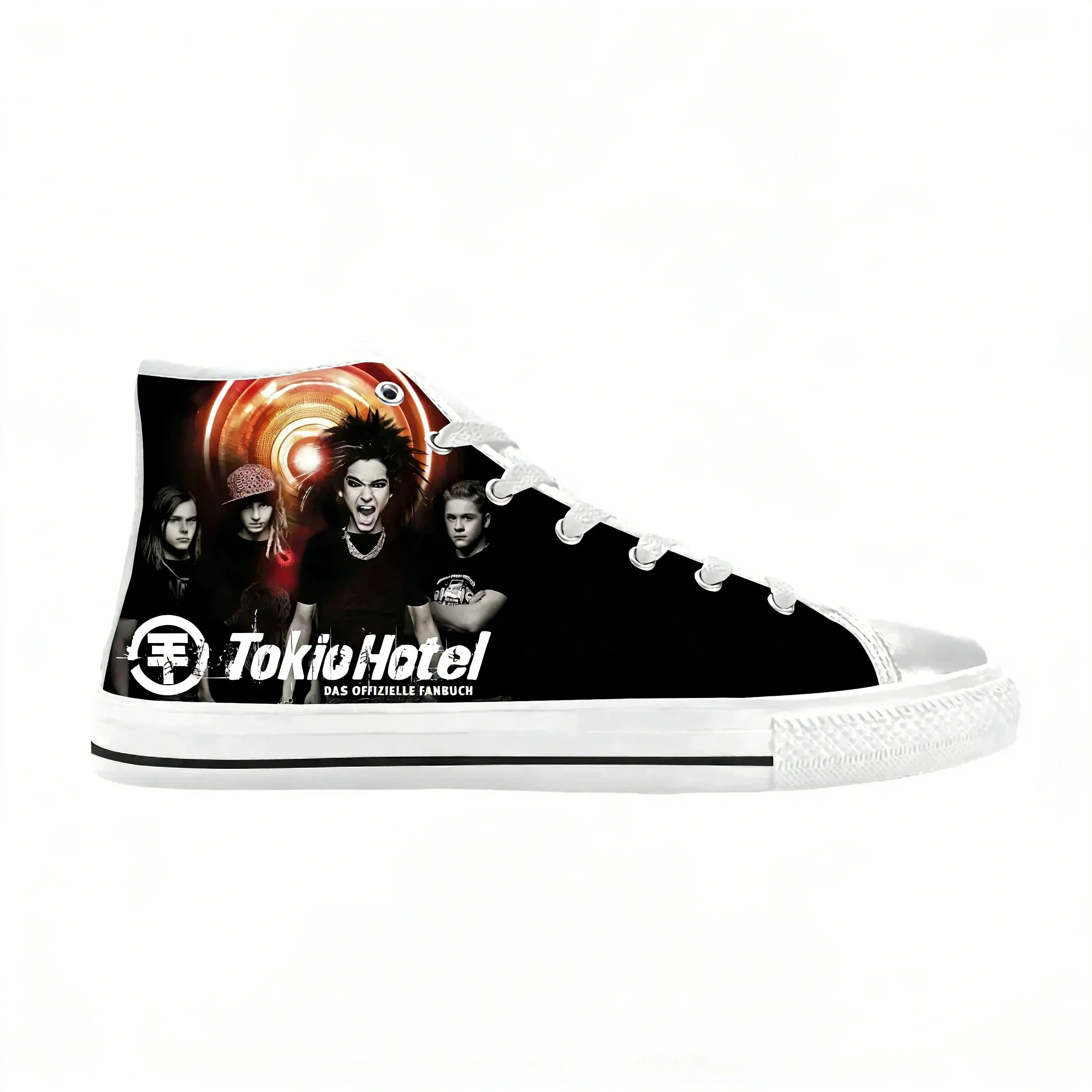 Hotel Rock Band Music Singer Cool Fashion Tokios Casual Cloth Shoes High Top Comfortable Breathable 3D Print Men Women Sneakers view 2
