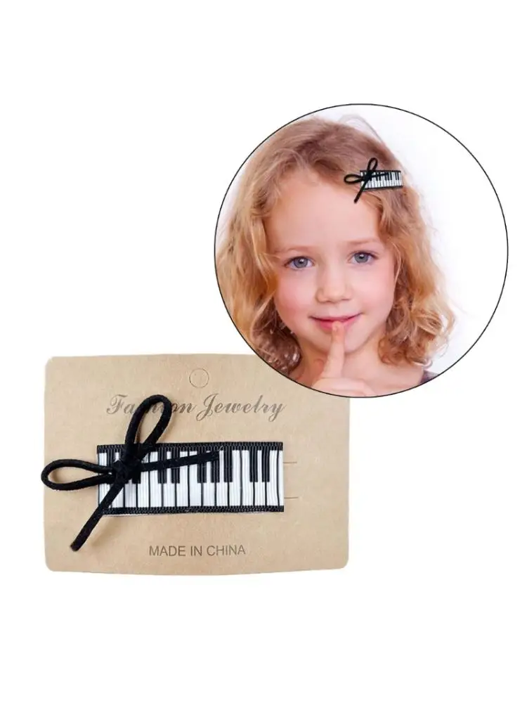 Pinces à cheveux en épingle à cheveux, accessoires pour cheveux, violon, Note musique, pinces à cheveux pour bébé