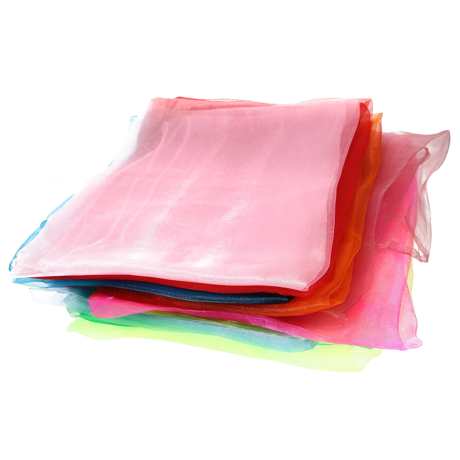 

12pcs Dance Scarves Juggling Kids Play Square Silk Toddler Accessories Woman Creative Dancing Props Performance Shawls