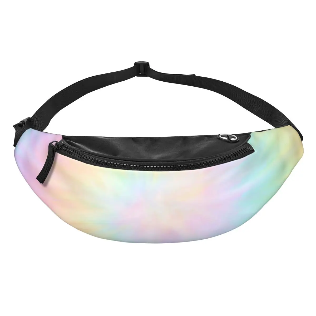 

Tie Dye Pastel Wallpaper Fanny Pack Men Women Crossbody Adjustable Waist Bag Travel Running Phone Pouch