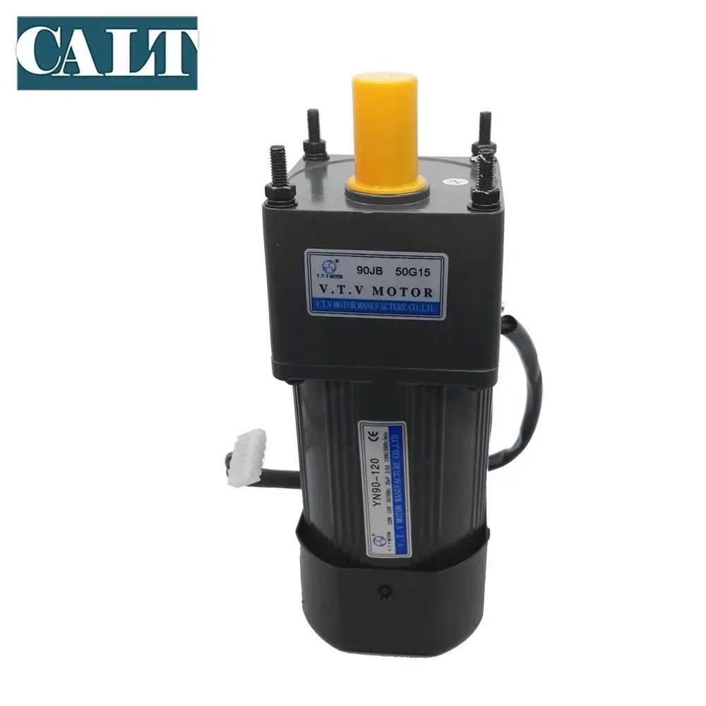 Tersedia 3 Kabel YN90-120/90JB30G15 120Watt 220 Volt Rpm Rendah Torsi Tinggi Motor Roda Gigi Ac
