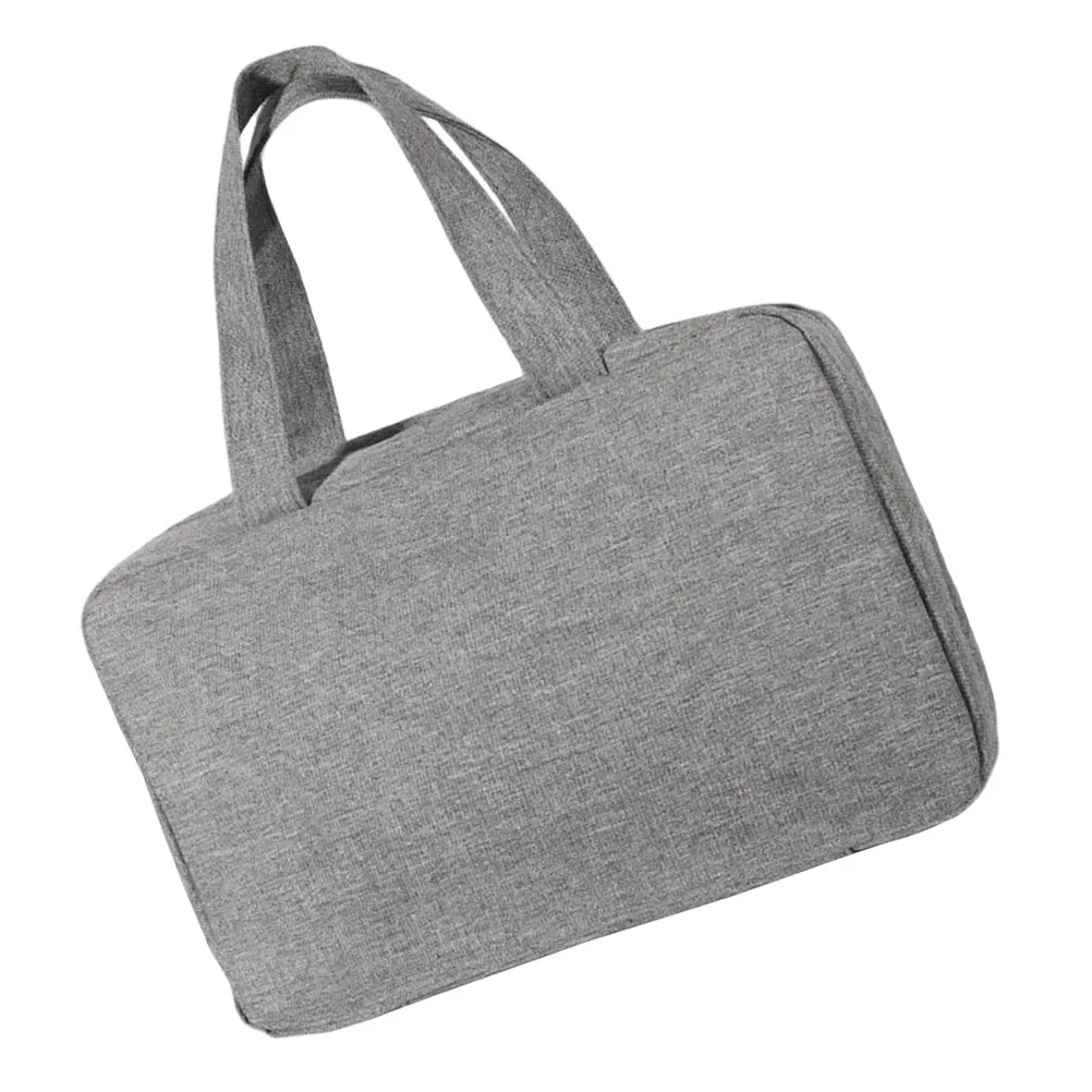 

Waterproof Travel Bag Toiletry Accessories Organizer Pouch Grey Container Storage Pouch Removable Design Dry Wet