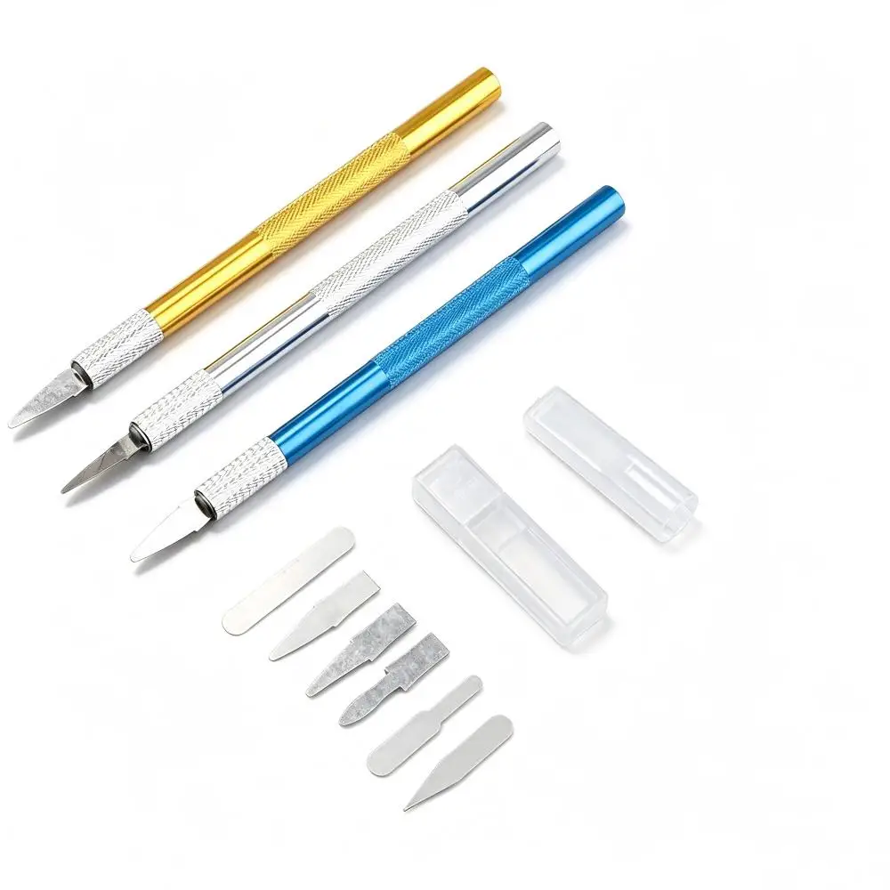 1Set Dental Resin Trimming Shaping Pen Ultra‑thin Veneer Repair Knife Teeth Gap Carving Lab Dentistry Tool