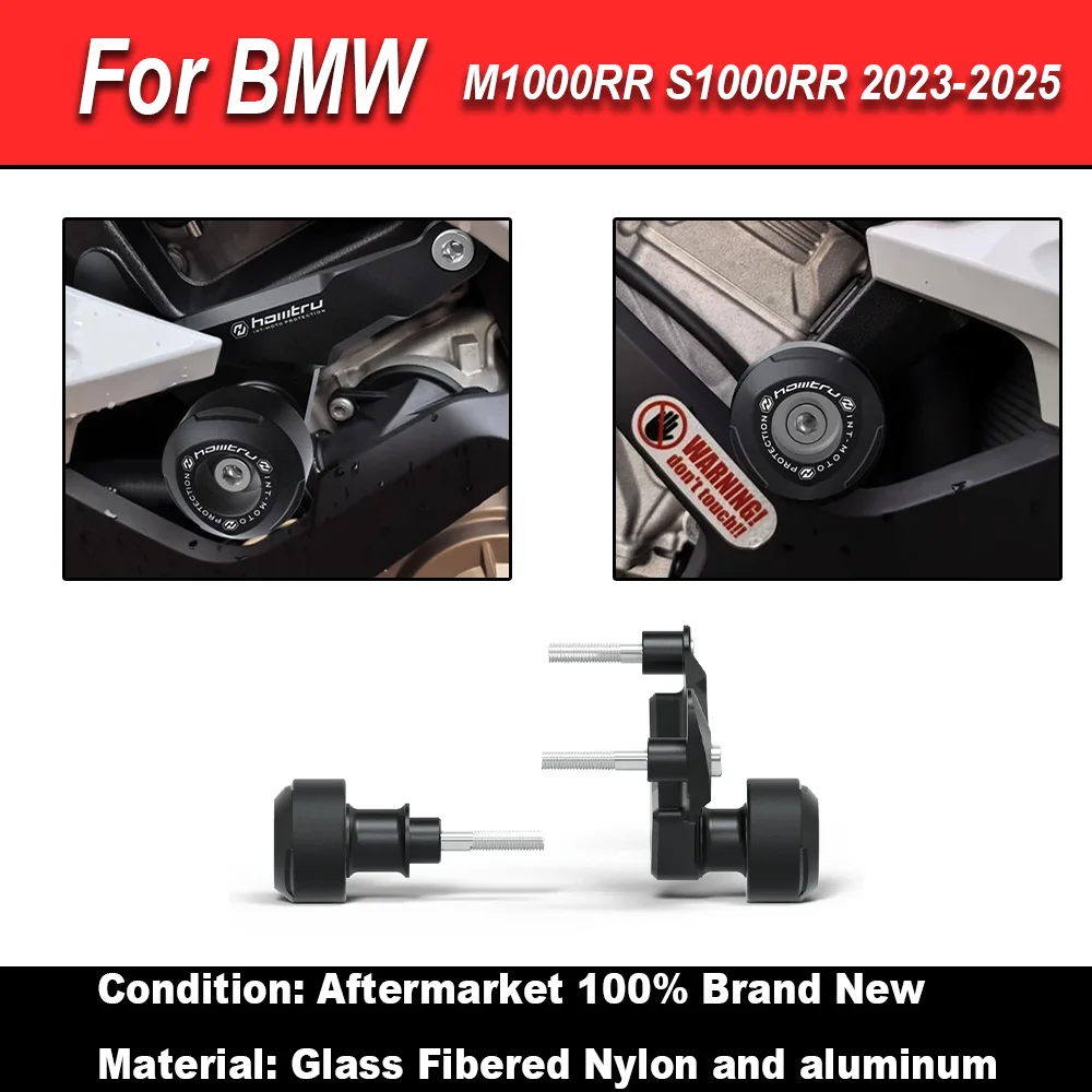 

For BMW M1000RR S1000RR 2023-2025 Motorcycle Frame Sliders Crash Protection Enhanced Safety