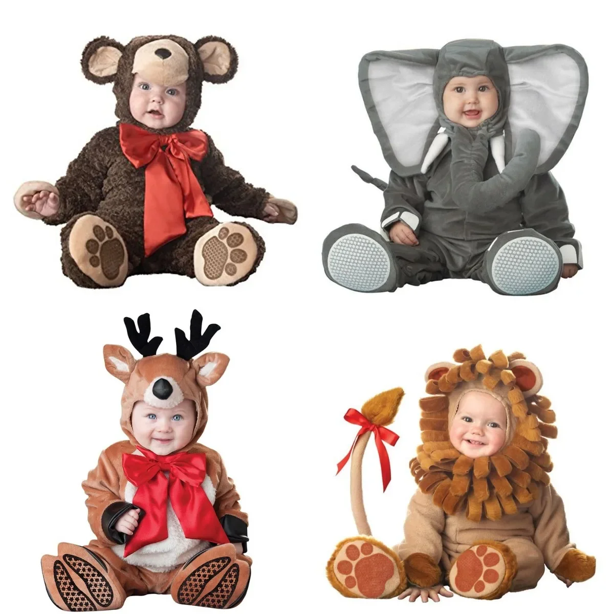 

Baby Boys Girls Costume Lion Happy Purim Clothes Carnival Halloween Outfits Animal Cosplay Rompers Jumpsuit Toddlers Clothes