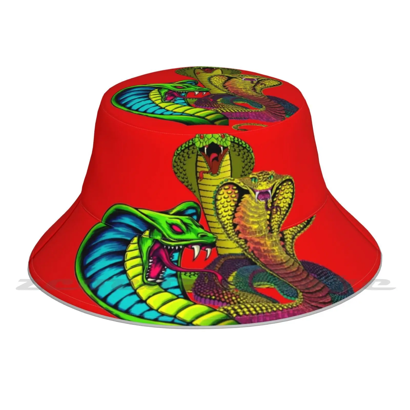 Grass Cap Diy Foldable Sunshade Fashion Leisure Bucket Hat Fangs Cartoon