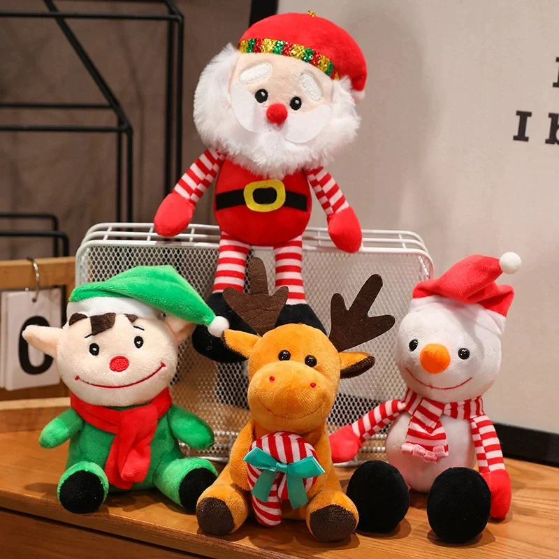 

Santa Claus Plush Toy, Reindeer Doll, Snowman Elf Doll Ornament, Christmas Children's Gift Friends Birthday Gifts