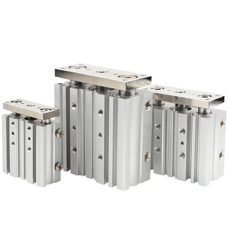 MGPM12 MGPM16 MGPM20 MGPM25 MGPM32 MGPM40 MGPM50 MGPM63 MGPM80 Stroke 10mm-300mm MGPM  Pneumatic Compact Guide Cylinder