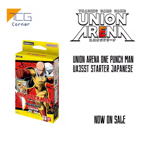 BANDAI One-Punch Man UA Battle Set, Battle Zone Pre-built Deck, Japanese TCG Cards, Fast Delivery