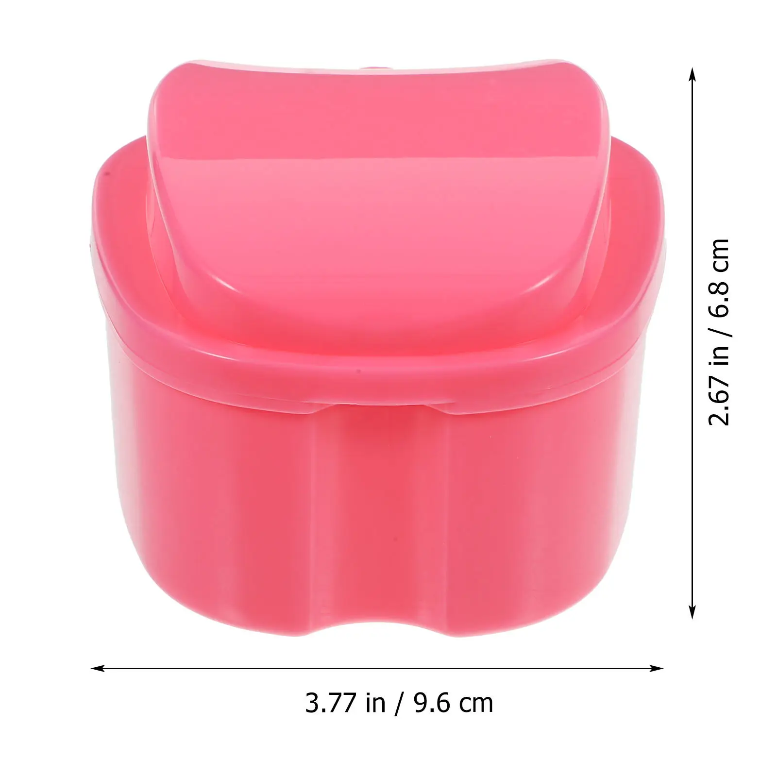 4Pcs Denture Storage Boxes Compact Retainer Cases Portable Household Container for Travel Daily Use Professional Dental Guard