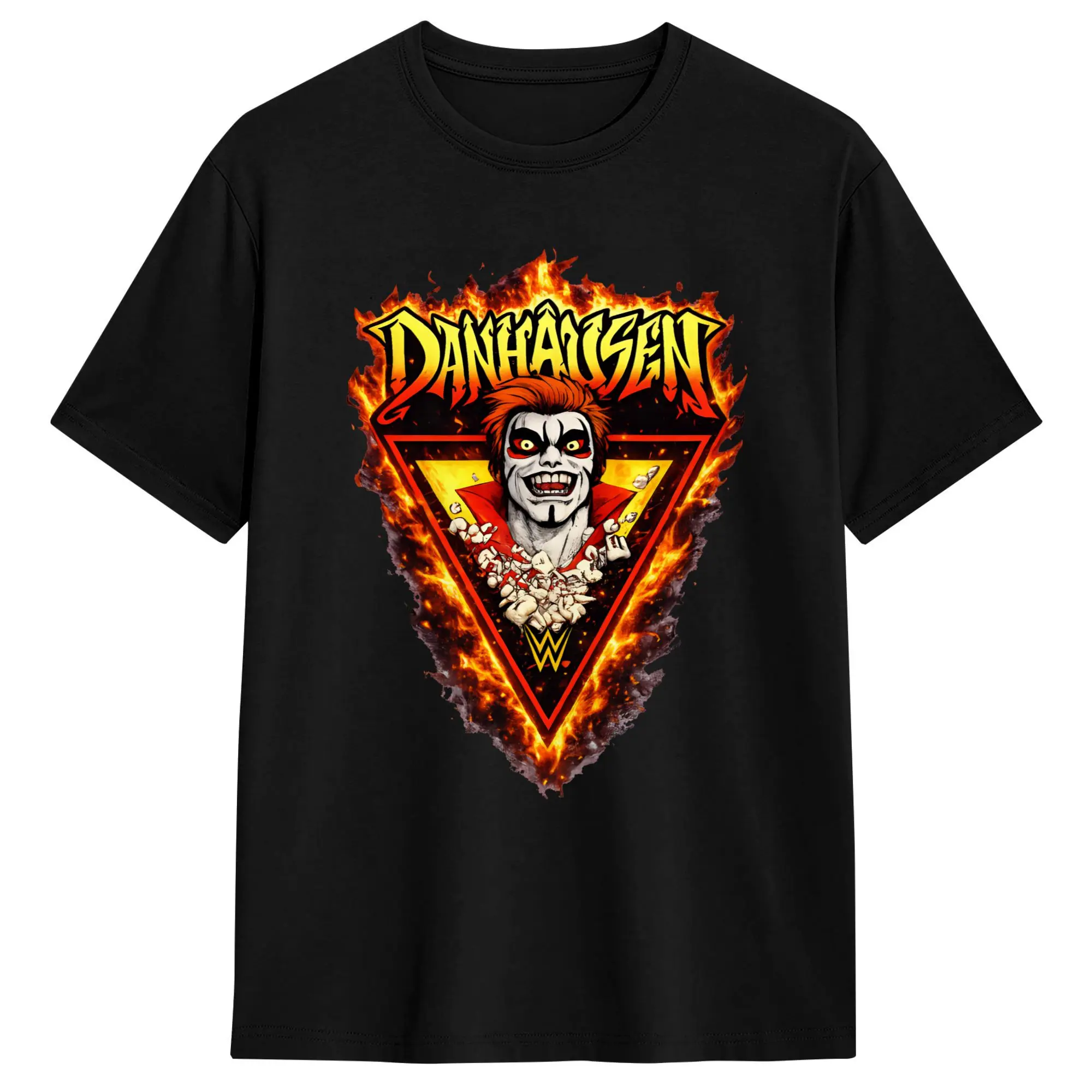 

Danhausen Retro Wrestling T-Shirt for Men Funny Pure Cotton Tees Crew Neck Short Sleeve T Shirts Unique Clothing