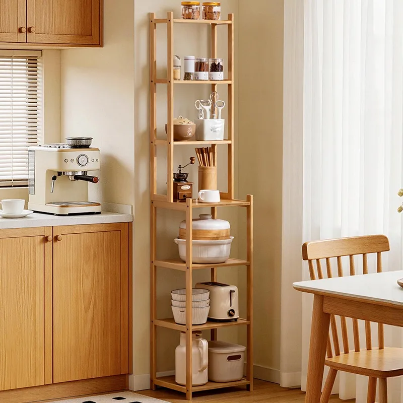 Nanzhu simple storage rack kitchen home living room bedroom multi-functional multi-layer locker floor finishing rack