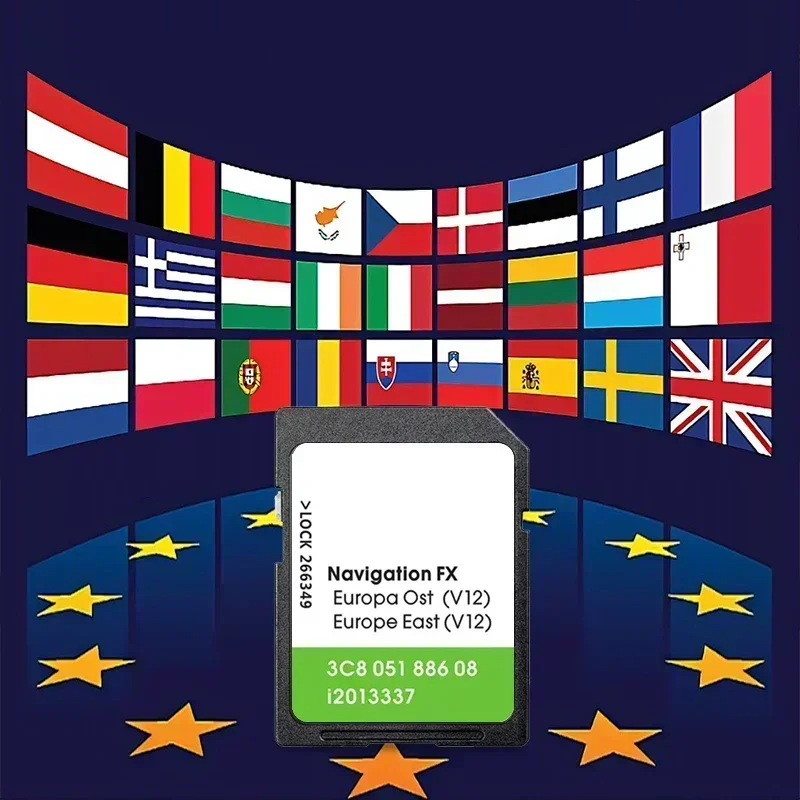 

Navi SD Card V12 2020 East Europe Newest SD Card Map for VW FX V12 OST East