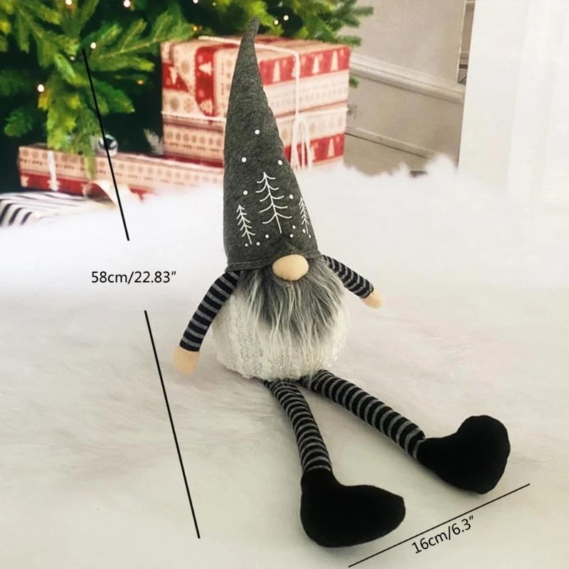 할로윈 그놈 인형용 얼굴 없는 할로윈 그놈 빛나는 할로윈 그놈 플러시 드워프 장식 인형 파 15UB용 얼굴 없는 플러시 인형