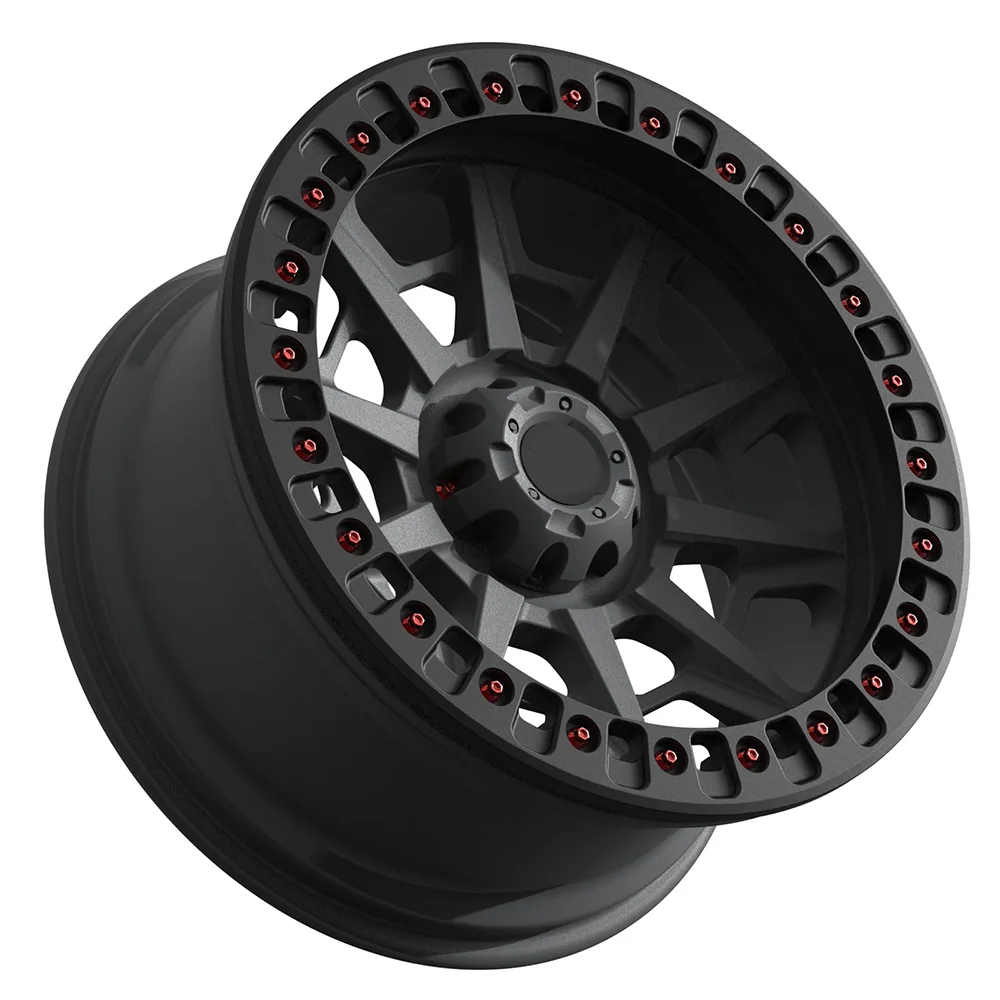 for Customizable 18-22 Inch Concave Forged Wheels 4x4 off Road Alloy Rims with Real Beadlock Spokes Design