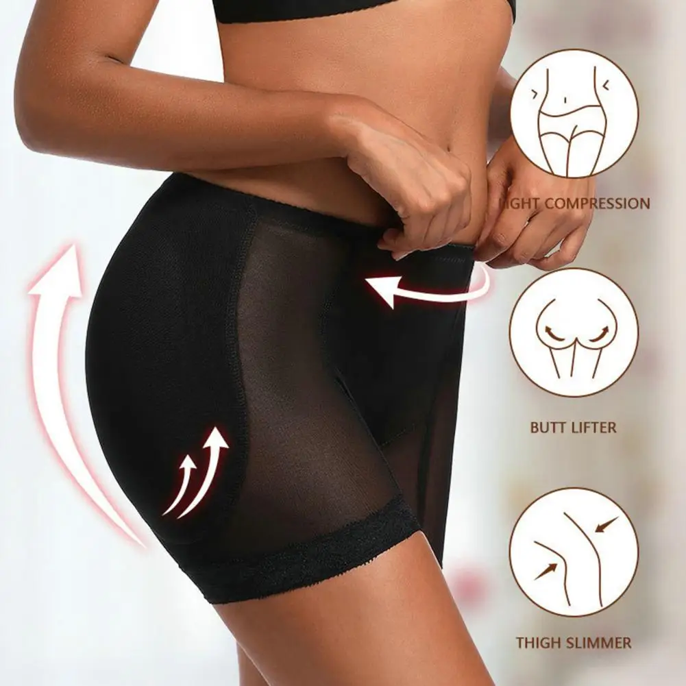 Body Shaper Women Shapewear Fake Butt Lifter Panties Hourglass Control Padded Booty Enhancer Brief Lingerie Shaper Hip Enhancer