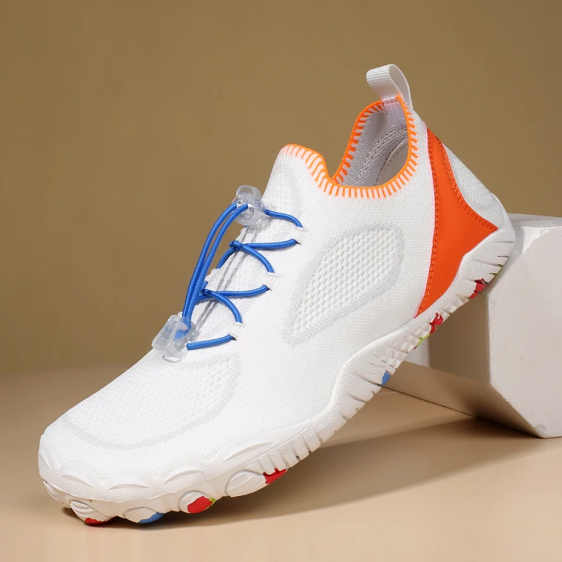 

New Wide-toe Men's Shoes Casual Soft Sole Wide-Toe Shoes Walking Sneakers Breathable Mesh Comfortable Barefoot Shoes Big Size 48