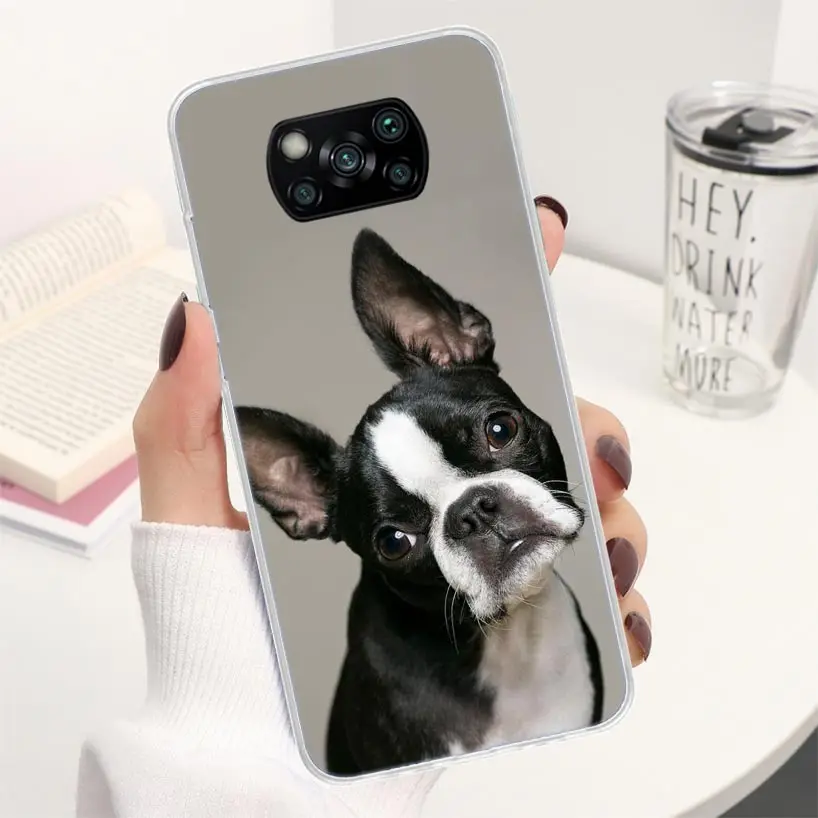 french Bulldog dog animals Phone Case For Xiaomi Mi 11 Lite 12X 11i 12T 11T 10T 9T Pro 13 12 10 9 8 Ultra 5G Soft Cover Coque Fu