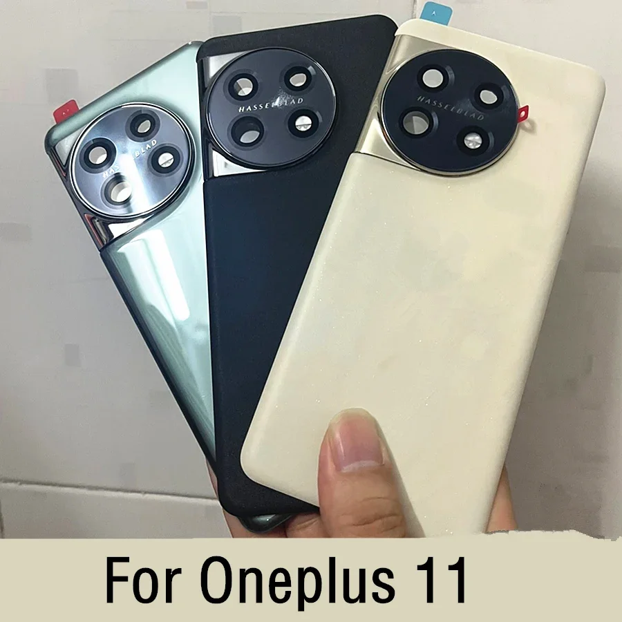 

Новая задняя Стеклянная Крышка батарейного отсека для Oneplus 11, задняя крышка батарейного отсека, фоторамка для камеры, ремонт, замена для Oneplus 11