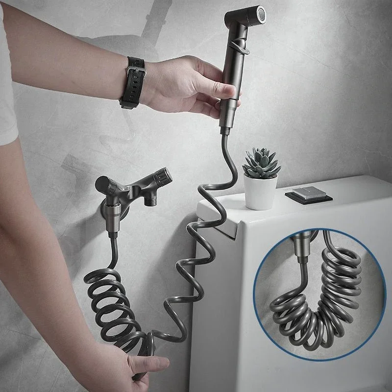 

Ручной распылитель для биде, комплект для ванной комнаты, душевая лейка, самоочищающийся, без сверления