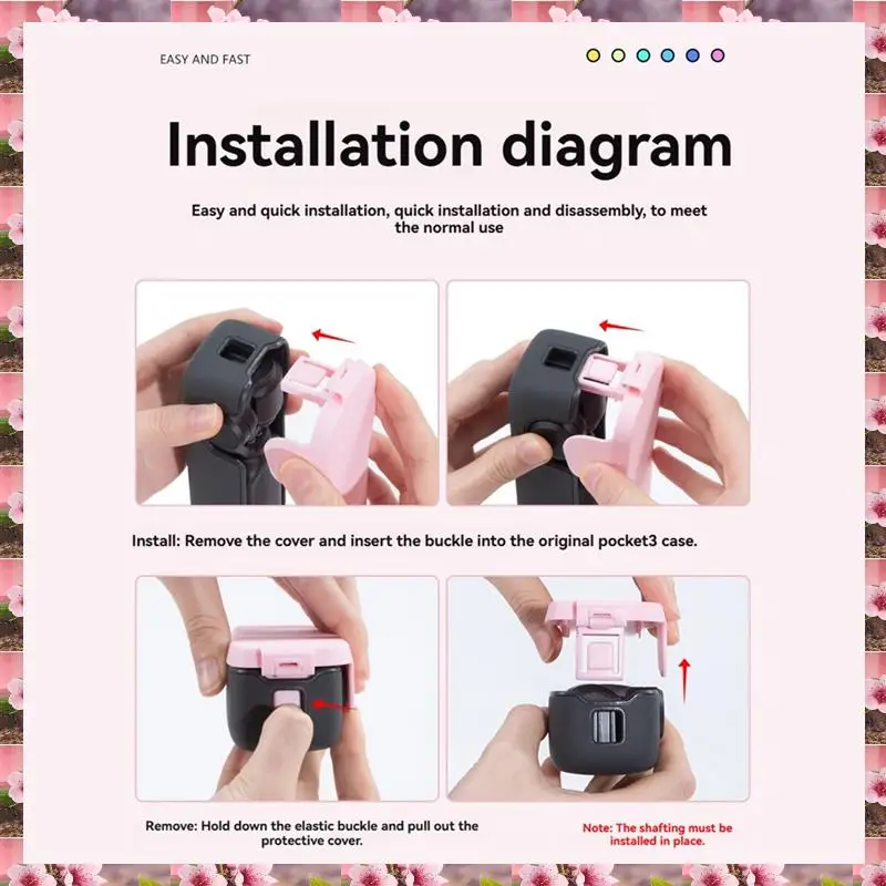 2025 STARTRC حافظة واقية لـ DJI Osmo Pocket 3 حافظة مضادة للتصادم سريعة الإصدار مضادة للسقوط حقيبة للتخزين ملحقات الكاميرا أ